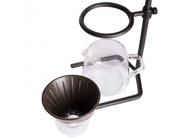 KINTO SLOW COFFEE STYLE BREWER STAND SET 2 CUPS, BLACK
