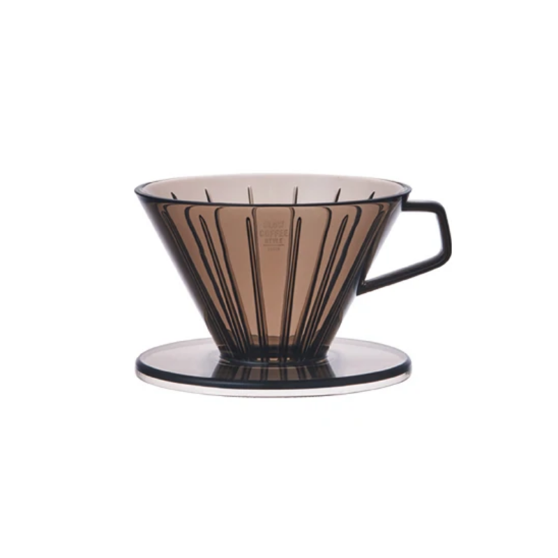 BREWER 2 CUPS - CLEAR GREY PLASTIC, KINTO (product) BREWER 2 CUPS - CLEAR GREY PLASTIC, KINTO (product)