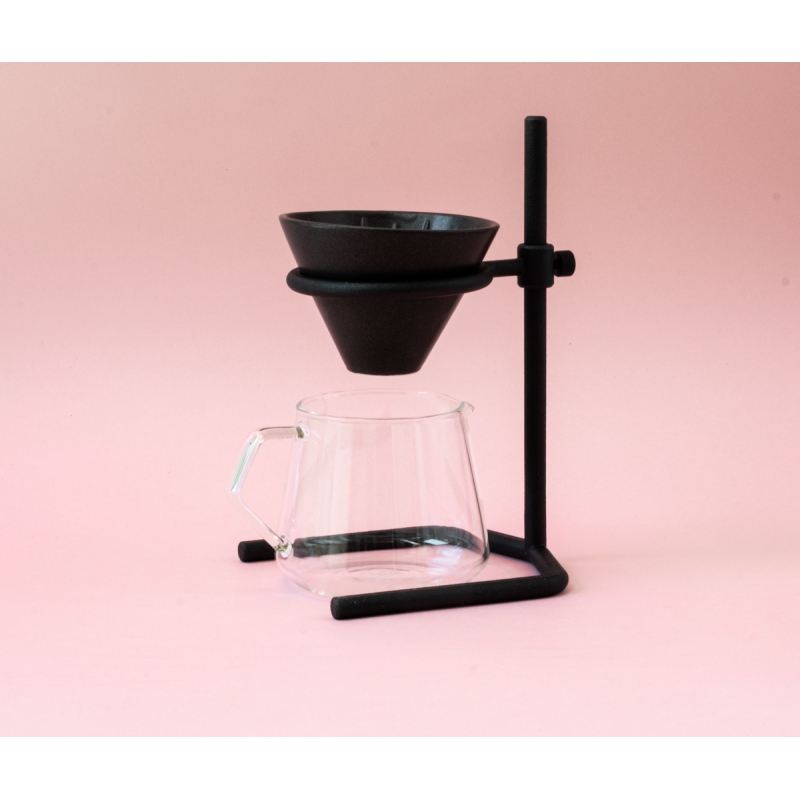 BREWER SLOW COFFEE STYLE STAND SET 2 CUPS - BLACK, KINTO BREWER SLOW COFFEE STYLE STAND SET 2 CUPS - BLACK, KINTO