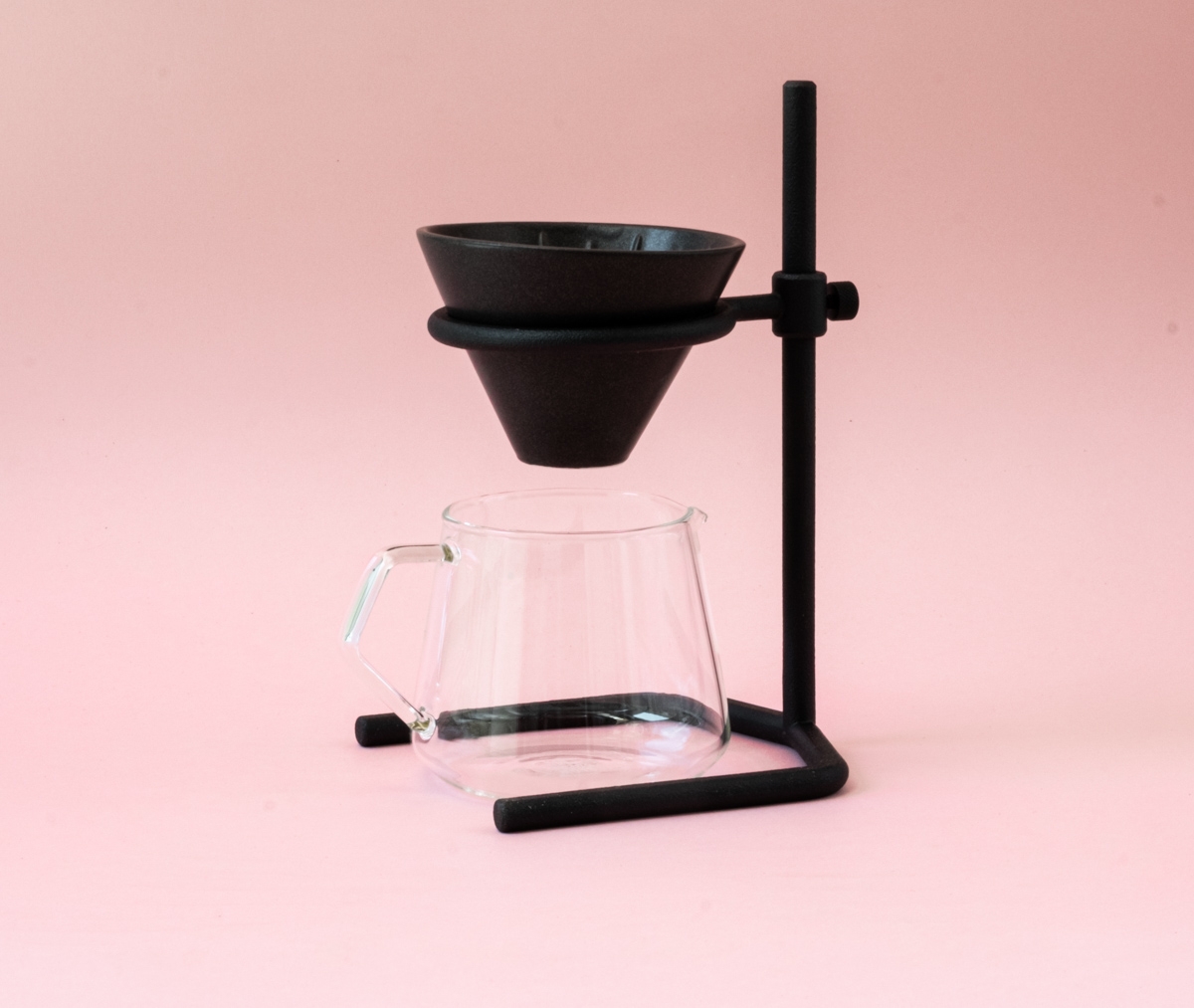 BREWER SLOW COFFEE STYLE STAND SET 2 CUPS - BLACK, KINTO