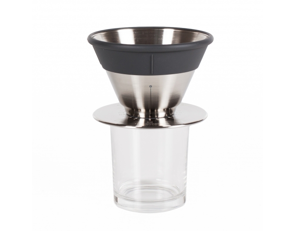Sale DECEMBER Coffee Dripper Steel Stainless Variable Brewing type 1-4 cup_igec 